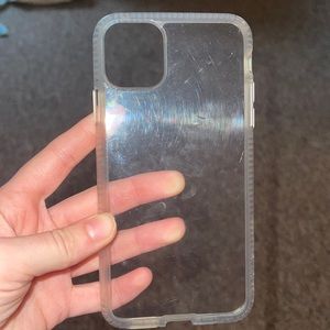 iphone 11 pro max tech21 clear case